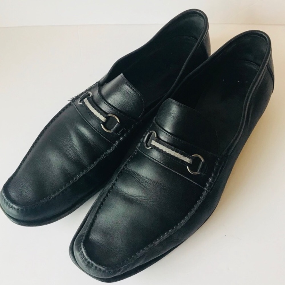 Bally Men’s Black Loafers Size 12D